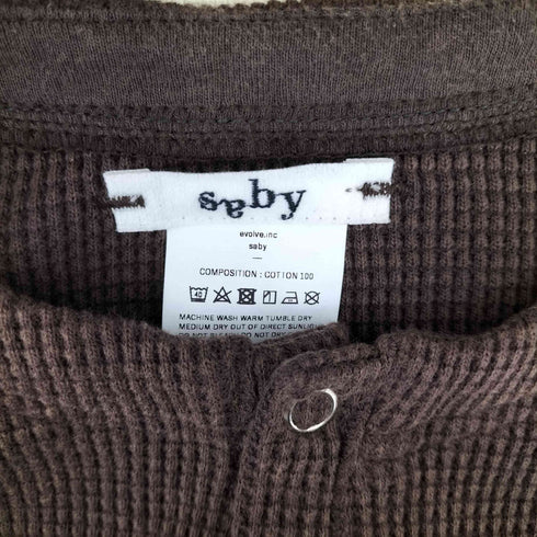 サバイ saby 24AW WAFFLE HENRY NECK SHIRTS メンズ JPN:2